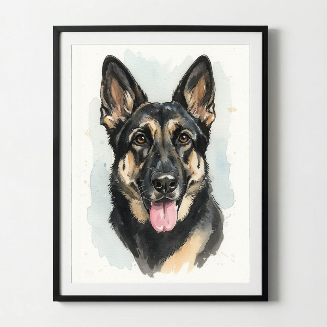 Votre chien en portrait aquarelle | Cadeau pour les propriétaires de chiens